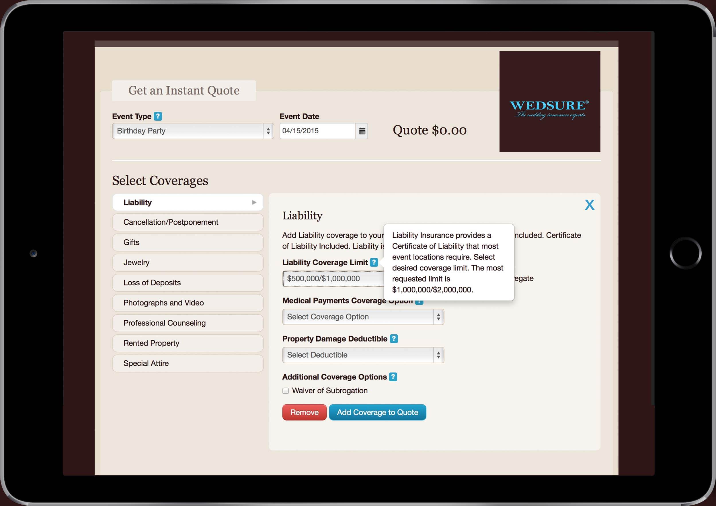 aire-ipad-1b web development for wedsure