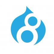 drupal 8 logo isolated RGB 300 drupal platform